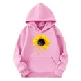 thumbnail image 3 of cocolona Hoodies for Girls Casual Long Sleeve Oversized Sweatshirts Cute Graphic Hoodie Fall Winter Pullover Tops 4-13 Years, 3 of 4