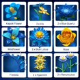 thumbnail image 3 of Set de construcción EWED Starry Blooms, ramo de flores con 549 ladrillos, 3 of 8