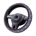 thumbnail image 4 of Gaeub Mushroom Breathable Stretch Elastic Steering Wheel Cover, Cool in Summer and Warm in Winter, Universal 15 inch, 4 of 8