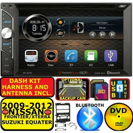 FITS/FOR NISSAN CD/DVD BLUETOOTH USB AUX SD MP3 TOUCHSCREEN CAR RADIO STEREO PKG
