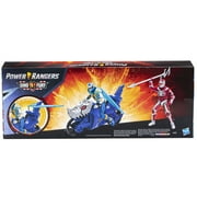 Power Rangers: Dino Fury Face-Off Blue Ranger and Vehicle vs Lord Zedd Kids Toy Action Figure for Boys and Girls Ages 4 5 6 7 8 and Up