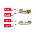 thumbnail image 2 of Locksmith Lishi 2 In 1 Tools Kw5 For Door Civil Lock Opener Hand Tool Professional Locksmith Hand T Banmo, 2 of 5