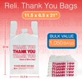 thumbnail image 2 of Bolsas Plásticas Reli. Gracias 1050 Unidades 29x16x52 cm, 2 of 7