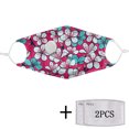 thumbnail image 1 of 2 Pcs PM2.5 Masques à Impression avec Filtre Non Jetables avec Masque à Valve Respiratoire, 1 of 1