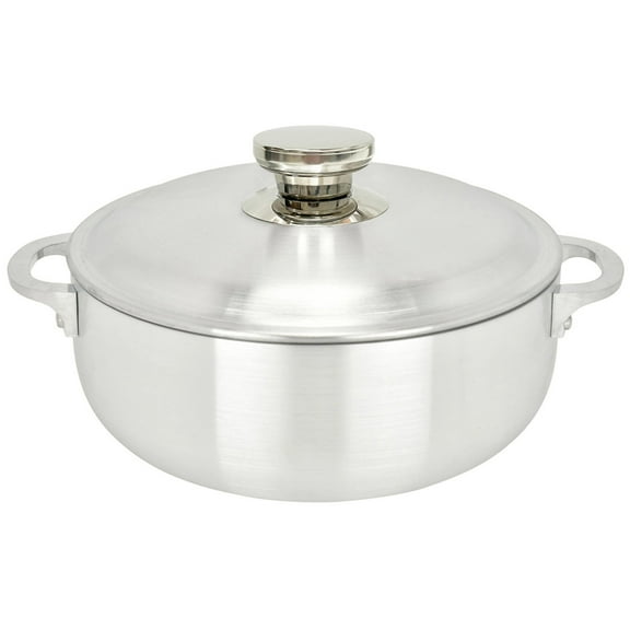 Chef PRO Commercial Grade Aluminum Caldero Stock Pot, 3.8 Quarts