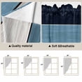 thumbnail image 5 of Green Wood Grain Swag Valances for Windows, Kitchen Window Curtains Over Sink, Rustic Retro Wooden Plank Farmhouse Window Treatment Curtains for Living Room/Bedroom Curtains 2 Panel Sets 36"x45", 5 of 8