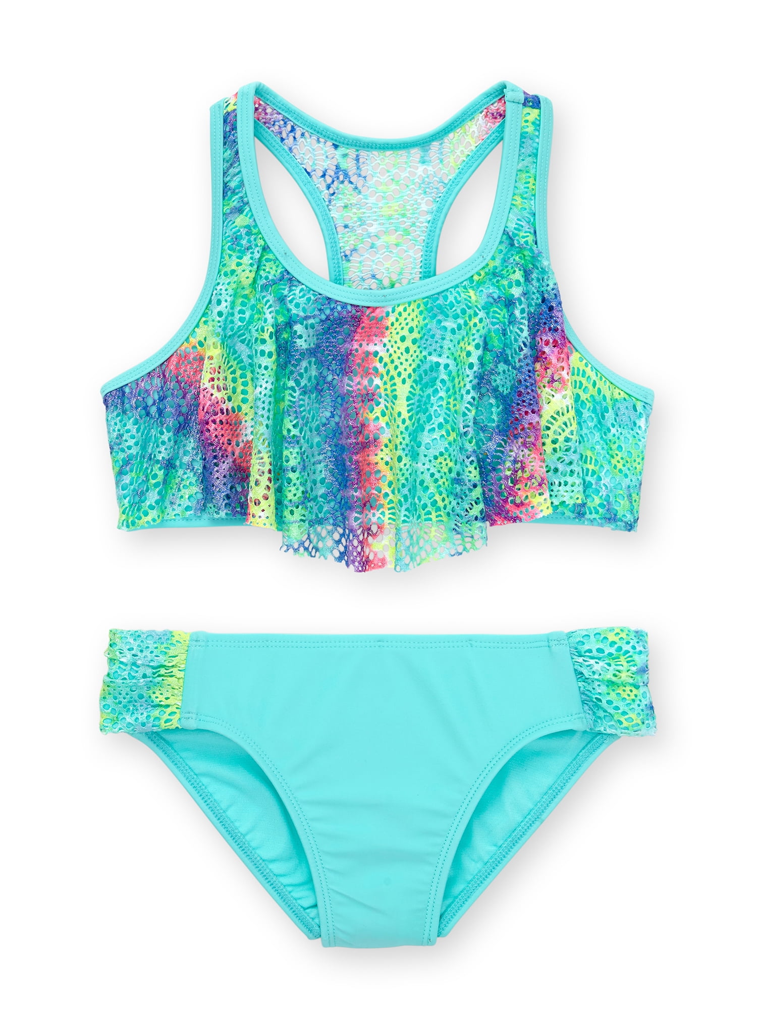 Girls' Remix Tie Dye Fashion Bikini