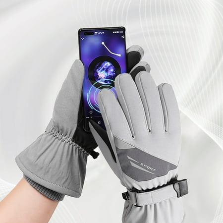 

DYWADE Home Rubber Gloves Large Disposable Winter Men S Warm Ski Gloves Autumn And Winter Outdoor Sports Men Riding Windproof Screen Cold Gloves