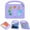 Purple, variant on for iPad 10th Gen 10.9" 2022 for Boys Girls Cute Girly Cartoon Kawaii Pretty 3D Design Handle Case, with Stand Unique Kids Silicone Heavy Duty Protection Cover for iPad 10th Generation, Blue