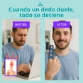 thumbnail image 4 of Férula para Dedo con Soporte de Aluminio con 3 Correas de Ajuste (Talla Única) | Transpirable y Suave | Protege Dedos Torcidos, Lesionados o Fracturados | Color Negro, 4 of 10