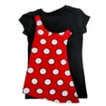 thumbnail image 5 of Disney Minnie Mouse Girls Graphic Tee & Ears Set – 2pc Detachable Cape Outfit, 5 of 8