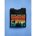 thumbnail image 3 of No Imagination, No Horror Sweatshirt Women -Image by Shutterstock, Female Large, 3 of 4