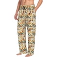 thumbnail image 3 of Mens Pajama Pants - Soft Sleep & Lounge Pants for Men, Mushrooms And Rainbows Peace Cuteness Casual PJ Bottoms Pants with Pockets, 3 of 5