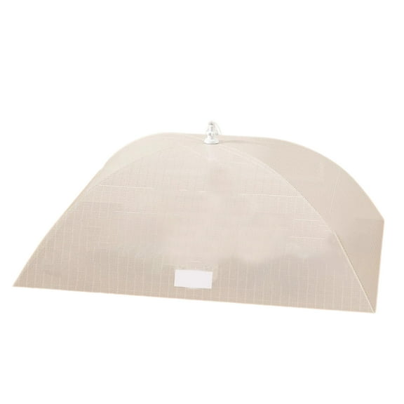 Rectangular Food Cover 27.6x19.7x7.5in Foldable Mesh Dish Protector Soot Fly Proof Collapsible Plate Cover for Indoor Outdoor Dining