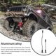 thumbnail image 4 of Vogacara 2 uds varilla de tracción de dirección de Metal para 1/10 RC Crawler Car Axial Capra 1,9 Unlimited Trail Buggy RTR y Kit de piezas de mejora Kits de construcción modelo plata Vogacara FN000688-03B, 4 of 6