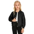 thumbnail image 4 of Arshiner Boys Girls Baseball Jacket Full Zip Fall Casual Outerwear, 4 of 9