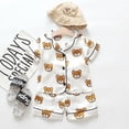 thumbnail image 1 of Conjunto de pijamas para niños, ropa de dormir de Pascua, Top de manga larga con conejo de dibujos animados + traje de pantalón, conjuntos de ropa para niñas pequeñas, 1 of 4