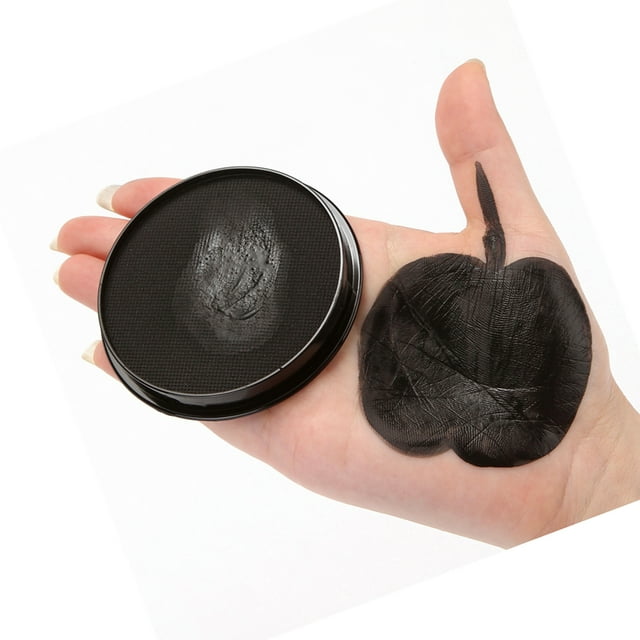 Face Body Paint Black White Pink,Water Based Makeup Palette Long Lasting,Easy Apply Clean for ,Cosplay,Parties