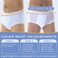 thumbnail image 4 of Wearever Men's Washable Briefs Incontinence Protective Underwear, Reusable Assorted 6-Pack, 4 of 11
