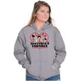 thumbnail image 4 of Betty Boop Anythings Possible Pun Zip Hoodie Sweatshirt Women Brisco Brands S, 4 of 6