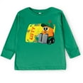 thumbnail image 4 of Leo the Truck Lifty Name Distressed - Toddler Long Sleeve Graphic Tee, 4 of 12