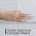 thumbnail image 3 of Alfombra de baño LUMI, ultrasuave, antideslizante, absorbente, lavable, blanca, 3 of 9