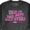 thumbnail image 3 of Barbie the Movie - Best Day Ever -  Men's Crew Neck Fleece Pullover, 3 of 5