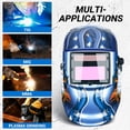 thumbnail image 2 of Casco de soldadura DEKOPRO Auto Darkening True Color Blue Eagle, 2 of 8