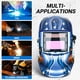 thumbnail image 2 of Casco de soldadura DEKOPRO Auto Darkening True Color Blue Eagle, 2 of 8