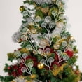 thumbnail image 2 of 20 Pcs Silver Christmas Tree Decoration,Artificial Glitter Curly Stems Ornaments,Fake Christmas Candy Picks Decorative,Glitter Sticks Branches for Xmas Tree,Wreath,DIY,Crafts, 2 of 6