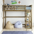 Better Homes and Gardens Kane Twin Loft Bed, Natural