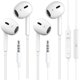 thumbnail image 1 of wonima11 2 Pack Wired Headphones for iPhone Earbuds with 3.5mm Plug Earphones Built-in Microphone & Volume Control Compatible with iPhone/ipad/Android/Computer and Other 3.5mm Jack Devices, 1 of 1