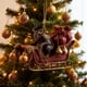 thumbnail image 5 of 10cm/4-in Holiday Prank Series Folklore Horror Christmas Tree Decorations With Rope Suitable For Christmas Party Decorations, 5 of 7