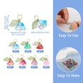 thumbnail image 4 of 56pcs 7 colors Glass & Acrylic Charms Trumpet Flower Mixed color 12~14x8~8.5mm Hole: 2.5mm 8pcs/color, 4 of 8
