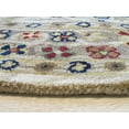 thumbnail image 5 of EORC Eastern Rugs OT31IV8X8R 7 ft. x 9 in. Hand-Tufted Wool Ivory Traditional Oriental Morris Rug, 5 of 5