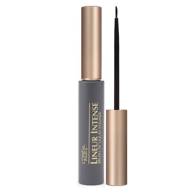 Delineador líquido L’Oréal Paris Lineur Intense con punta de pincel, negro