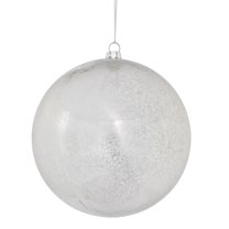Vickerman 4.75" Christmas Ornament Ball, Silver Shiny Mercury Finish, Shatterproof Plastic, Holiday Christmas Tree Decoration, 4 Pack