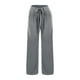 thumbnail image 3 of WILLBEST Pantalones Casuales elegantes para Mujer: Diseño Holgado, de Pierna Ancha y con Bolsillos con Cordones de Color Liso para Mayor Comodidad y Versatilidad a Diario. XXXXL, 3 of 3