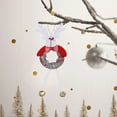 thumbnail image 1 of Adornos navideños, adornos navideños - Colgante de árbol de Navidad - Colgante redondo de campanas de árbol de Navidad con muñeco de nieve anciano - Decoración de escena - Colgante decorativo de polié, 1 of 6