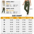 thumbnail image 2 of FEN AI Womens Cargo Joggers Quick Dry Lightweight Hiking Pants with Multi Pockets Athletic Lounge Casual Travel, 2 of 6