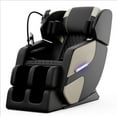 thumbnail image 2 of Noble House Bess Zero Gravity Massage Chair Recliner, Full Body Air Pressure with Heat, Foot Rollers, Gold and Black, 2 of 5