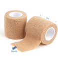 thumbnail image 5 of Mcvcoyh 6 Pack 2 Inches Self Adhesive Bandage Wrap Vet Wrap for Pets, Stretch Self Adherent Tape Cohesive Wrap for Athletic, Sports, Wrist, 5 of 8
