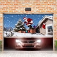 thumbnail image 4 of Huanglei Garage Banner With Santa Snowman For Outdoor Garage Door Holiday Sign, 4 of 5