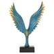 thumbnail image 1 of Ala de ángel resina artesanía escultura decoración escritorio ornamento abstracto águila decoración del hogar BS-064 azul, 1 of 14