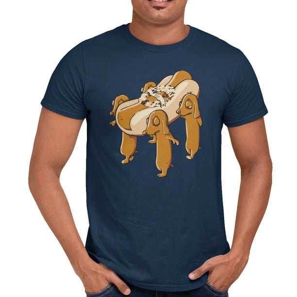 Playera Perrito Caliente Meme Mascotas Perros Caballero Once Playera manga corta