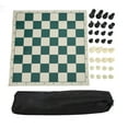 thumbnail image 1 of Tablero de ajedrez plegable portátil, juego de ajedrez, juegos de mesa educativos de viaje para niños, 1 of 10