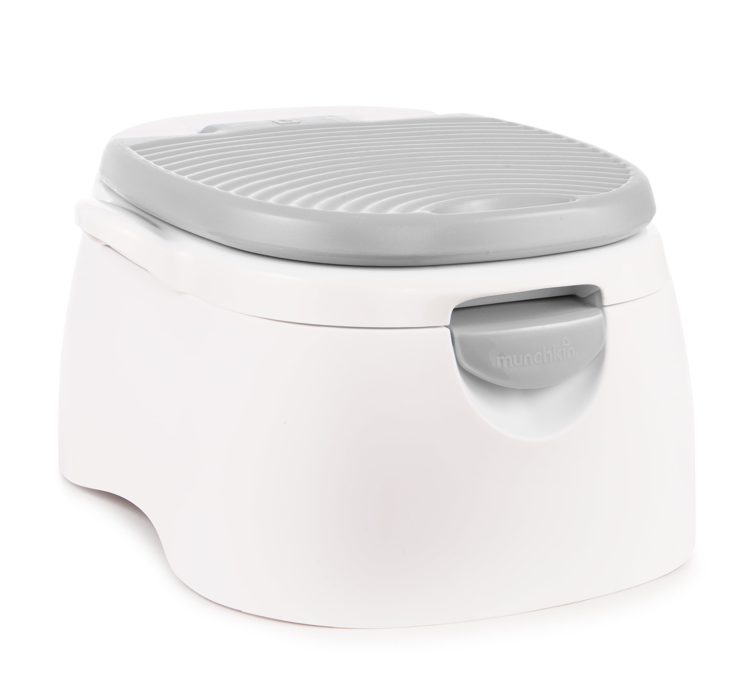 Munchkin Multi-Stage 3-in-1 Toddler Potty Seat, Trainer Ring, and Step Stool, White