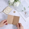 thumbnail image 3 of 8pcs Wooden Greeting Cards Wedding Vow Books Officiant Wedding Day Card Bride and Groom Bridal Shower Gifts Booklet Keepsake Vow Renewal Notebook Mr and Mrs Marriage Vows Cards White, 3 of 6