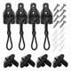 thumbnail image 1 of Roller Shade Repair Kit with Bungee Cords and End Caps for Outdoor Sunshade Replacement Parts 4 Pack, 1 of 5