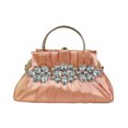 thumbnail image 1 of Bolso De Embrague De Noche Bolso de mano de noche para mujer con cadena de diamantes de imitación brillante para fiesta de cóctel (champán) Ehuebsd Para Estrenar, 1 of 3